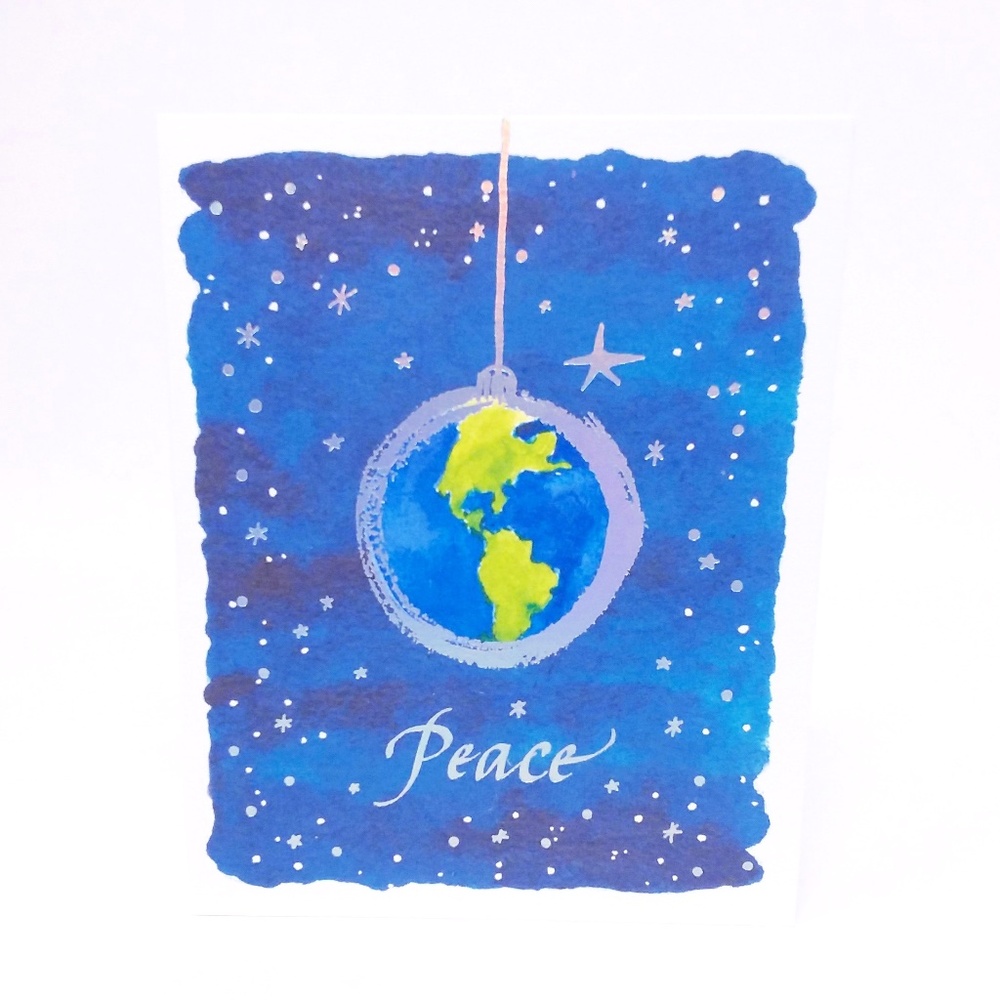 🌸4/$35🌸 10PC Papyrus Peace Christmas Cards with Envelopes, Seals